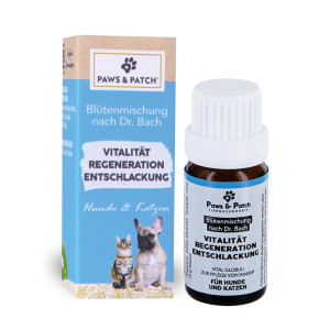 Dr. Bach Bl&uuml;tenmischung - Vitalit&auml;t, Regeneration + Entschlankung f&uuml;r Hunde und Katzen