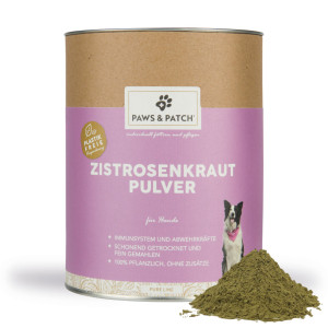 Herbe de ciste en poudre pour chiens