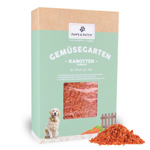 Flocons de carottes pour chiens