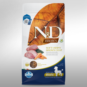 Farmina - N&D Brown Canine Adult Mini Agneau, Carotte & Spiruline