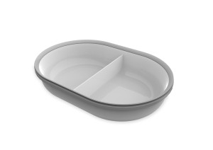 SureFeed Geteilte Schalen grau 2er Set