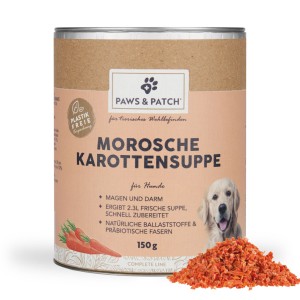Soupe de carottes fa&ccedil;on Moro pour chiens