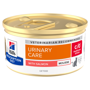 Hill's - Prescription Diet - Feline c/d Multicare Stress Lachs Mousse Dose