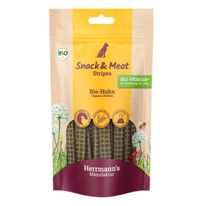 Herrmann's Manufaktur - Canine Adult Snack Meat Stripes Bio Huhn