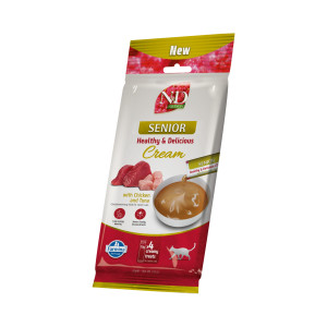 Famina - N&D Quinoa  Senior Feline Cream Huhn & Thunfisch