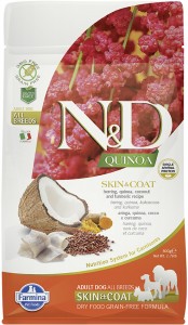 Farmina - N&D Quinoa Canine Adult Skin&Coat All Sizes Hering & Kokosnuss